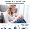 Portable Wearable Breast Pump Hands Free Electric Breast Pump LCD Display Low Noise 4 Modes & 12 Levels