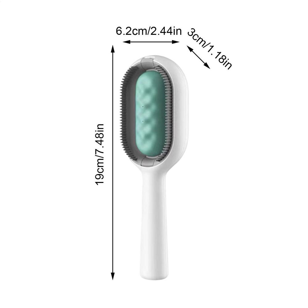 

Удалятор колтунов для животных Массажная щетка для груминга кошек Расческа для животных Открывает колтуны Щетка для удаления шерсти животных Универсальная двусторонняя расческа для шерсти кошек