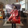 Michael Olise Printed Flannel Blanket, Soft Throw for Bedroom Sofa, Washable,soccer Fan Merchandise, Great Gift.