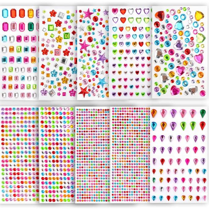 

Creative DIY Rhinestone Gemstickers for Kids – Acrylic Photo Album Decoration