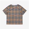 Burberry 8078636 A7028 Vintage Check Mesh Boys Kids Short Sleeve Tee