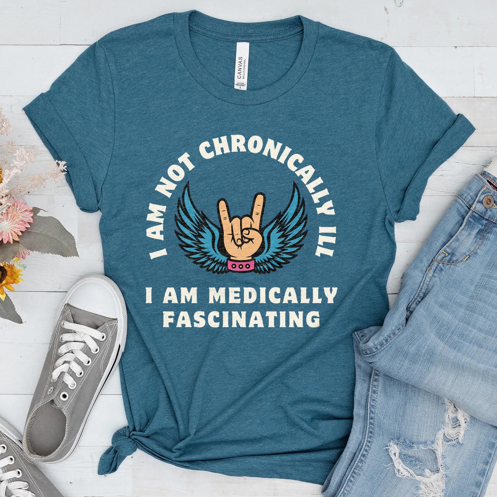 Chronic Illness Warrior T-Shirt, Rare Disease Awareness Shirt, Chronic Pain Tee L