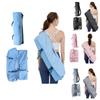 Yoga Mat Bag with Adjustable Shoulder Strap Carrier Fits Rolled Mat Up To 26'' Fitness Sports Multifunction Pocket Yoga Carrier
