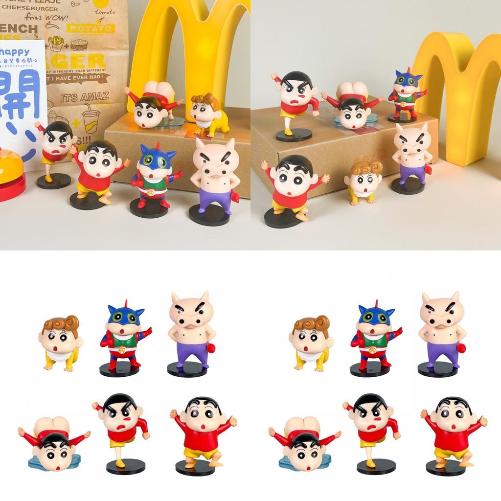 Crayon Shinchan Pvc Mini Figure Blind Box With Action Kamen For Kids And Collectors