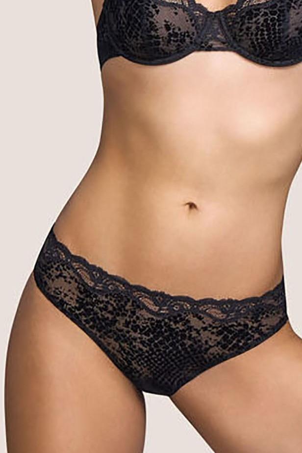 

Трусики слип Andres Sarda (92307) 2(S) прозорий колір чорний
