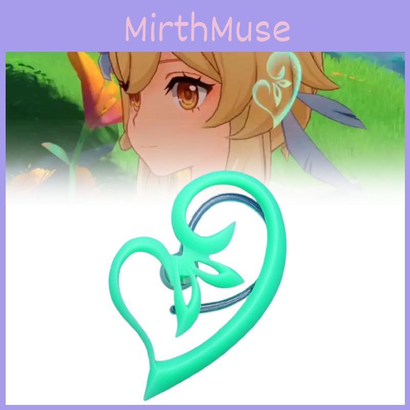 Genshin Impact Akasha Cosplay Jewelry Resin Adjustable Glow Earring For Parties And Gifts