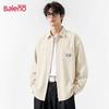 Baleno Men's Casual Long Sleeve Lapel Cardigan Shirt