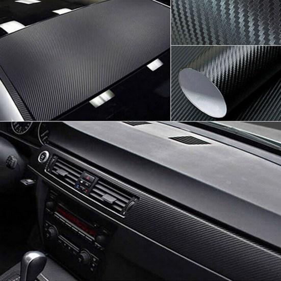 Carbon Fibre Vinyl Sheet Wrap Sticker Film Paper Decal Car Motorcycle Sticker