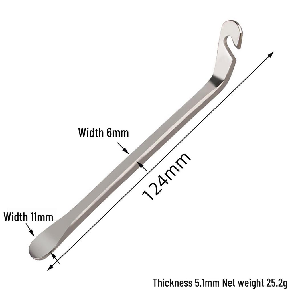 Metal Tire Lever Spoon Pry Bar for Mountain Bike Repair
