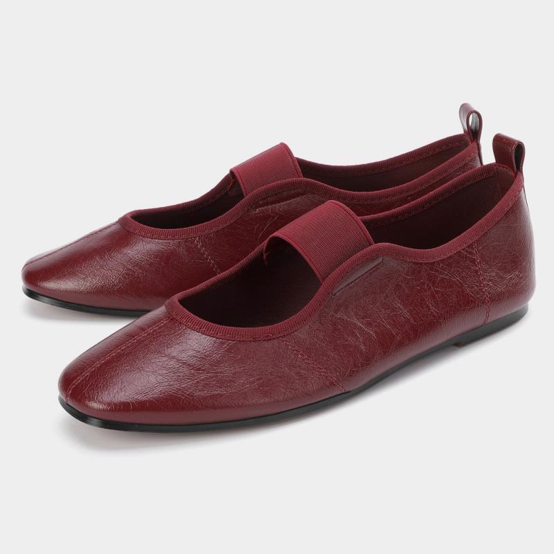 Fashion Women Flat Fashionable Loafers 2025 Spring Autumn New Style Slip On Ballet Shoes Elegant Versatile Round Toe Lady Flat Shoes