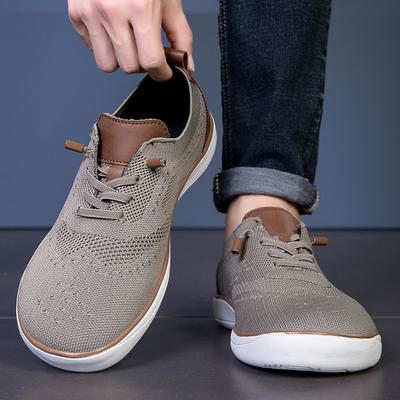 Zapatos anchos para hombre, zapatos casuales de talla grande, adecuados para personas con pies gordos y pies anchos, zapatos para caminar suaves y ligeros