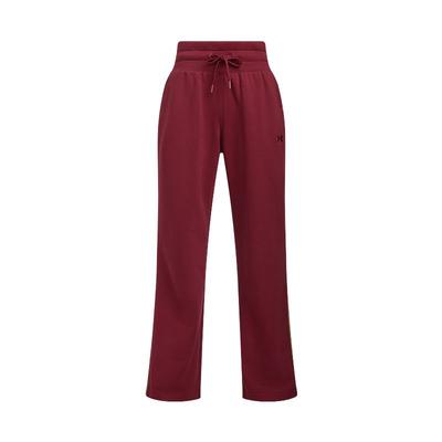 UA CNY Casual Αθλητική Σειρά Μόδα Απλό Χαλαρή Εφαρμογή Πλεκτό Φούτερ Παντελόνι Γυναικείο Κάτω Μέρος Φλογερό Κόκκινο 6006012-625