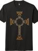Vintage Christian Cross T - Shirt - Ornate Faith Unisex Tee