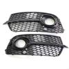 28GC 2Pcs Automobile Front Bumper Grill Fog Light Grille Cover for Q5 Sport 13-16