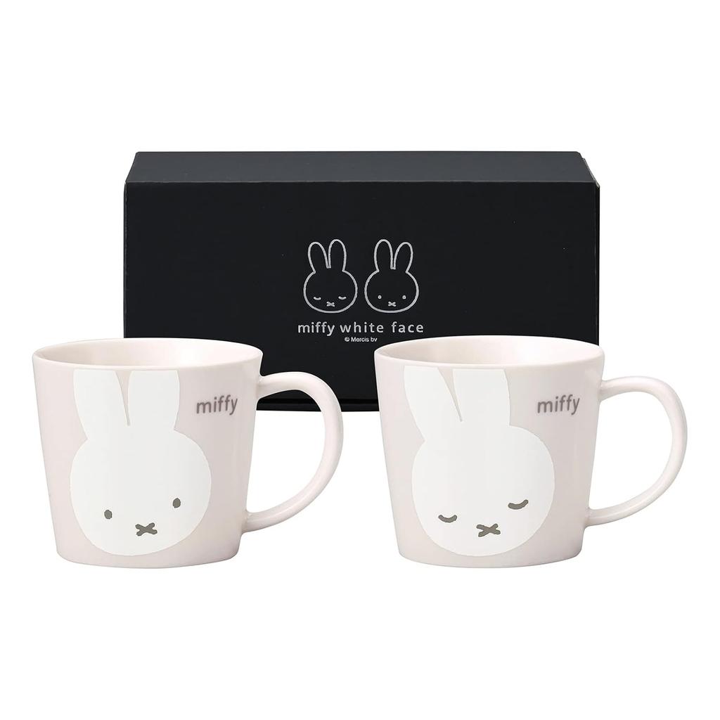 Kaneshotouki Dick Bruna Miffy Pair Mug Cup M Approximately 280ml Set 2 White Face Made Japan 288750
