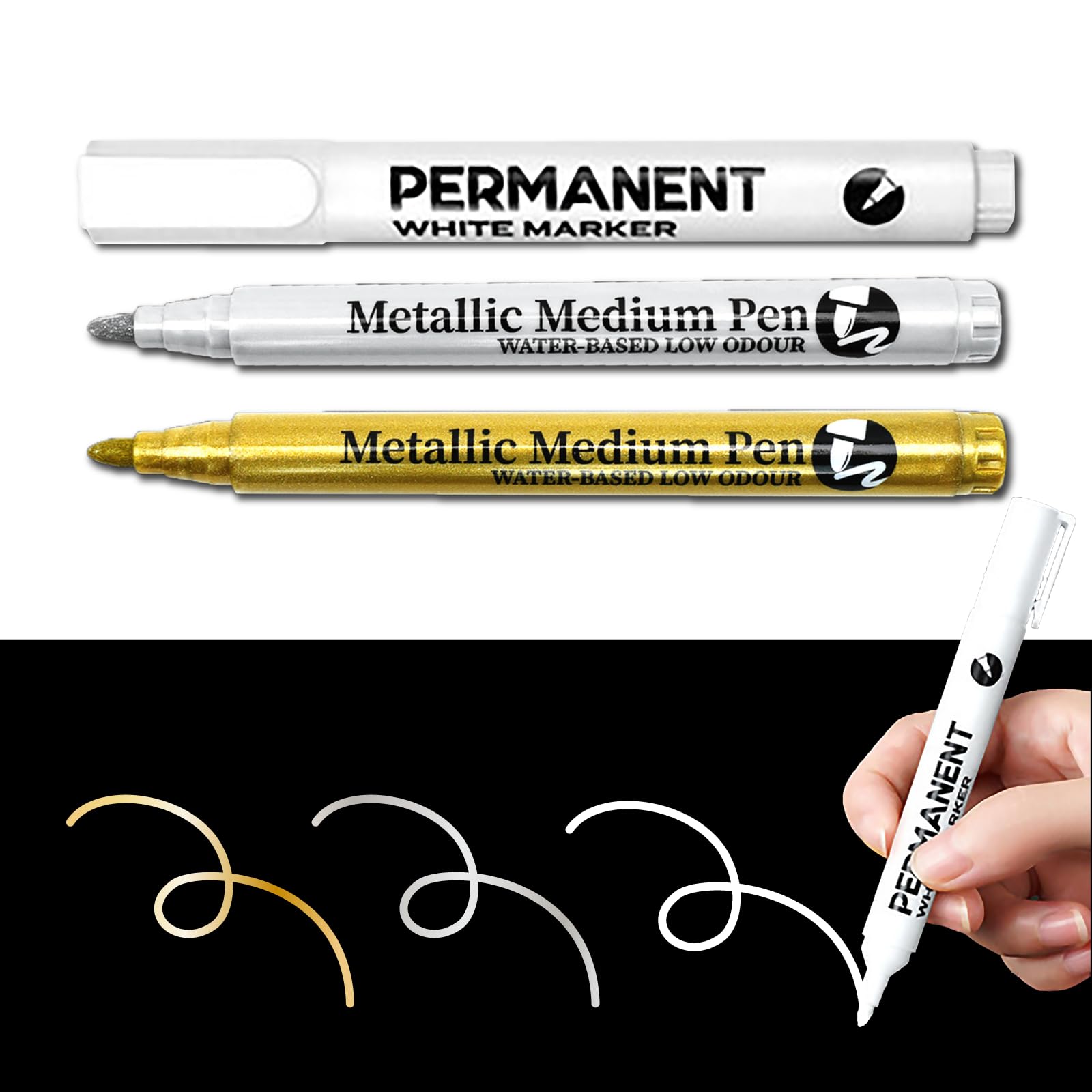 

ручка та срібло На водній основі (платина [по 1 шт.])