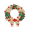 Women Fashion Garland Design Delicate Christmas Style Brooch Perfect Wear Decoration