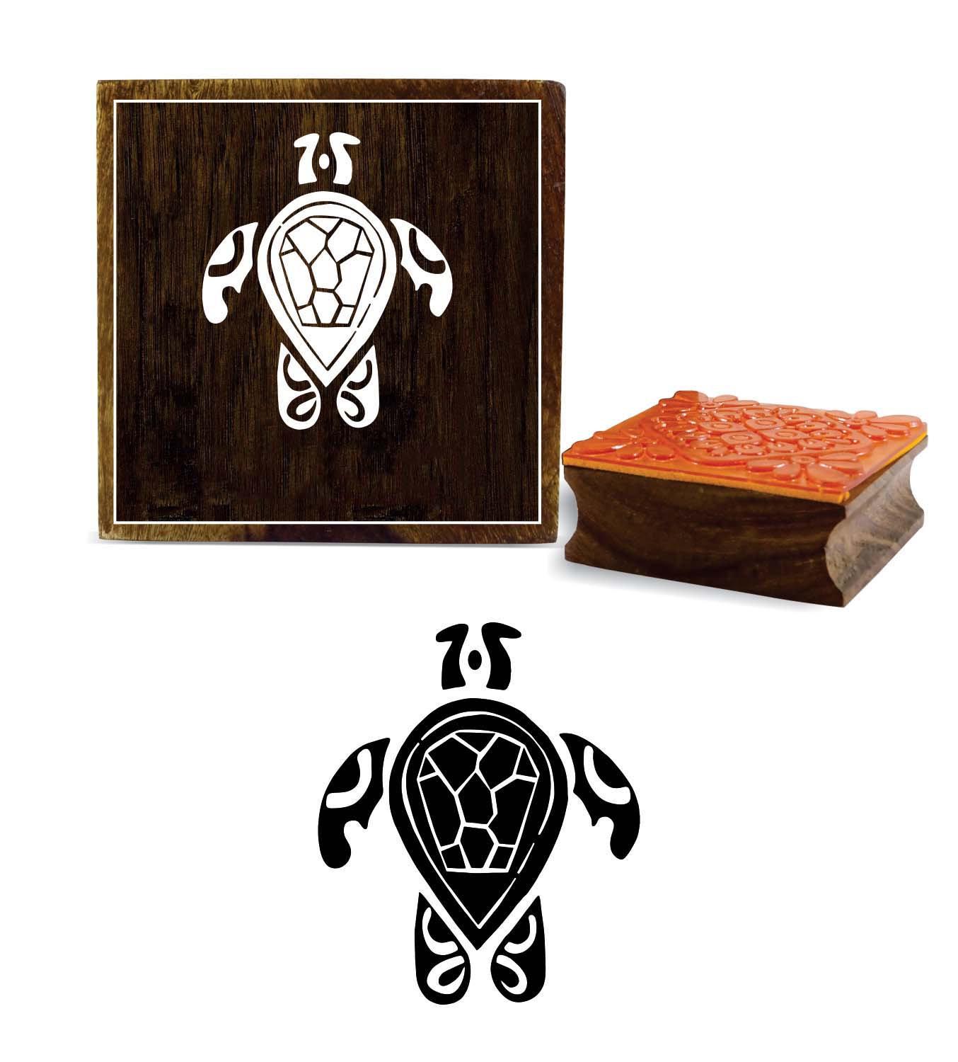 

Printtoo Turtle Design Скрап-карта Печать Квадратный деревянный резиновый штамп Коричневый блок-2 x 2 2 x 2 Inches коричневый