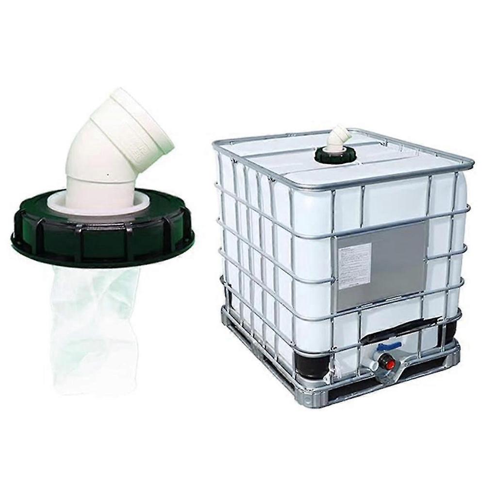 Suitable For Ibc Ton Barrel Accessories Extension Tube 45 Degree Rainwater Tank Plastic Cover, Filt