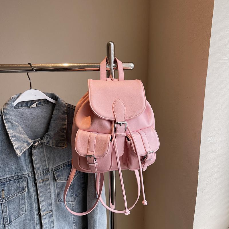 Premium Sense Lightweight Versatile College Style Backpack Women's 2025 Summer New Large Capacity Versatile Commuter Backpack