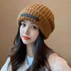 Solid Color Baggy Slouchy Knitted Beanies For Women Girl Autumn Winter Ear Warmer Skullies Caps Fashion Ski Snow Crochet Bonnet