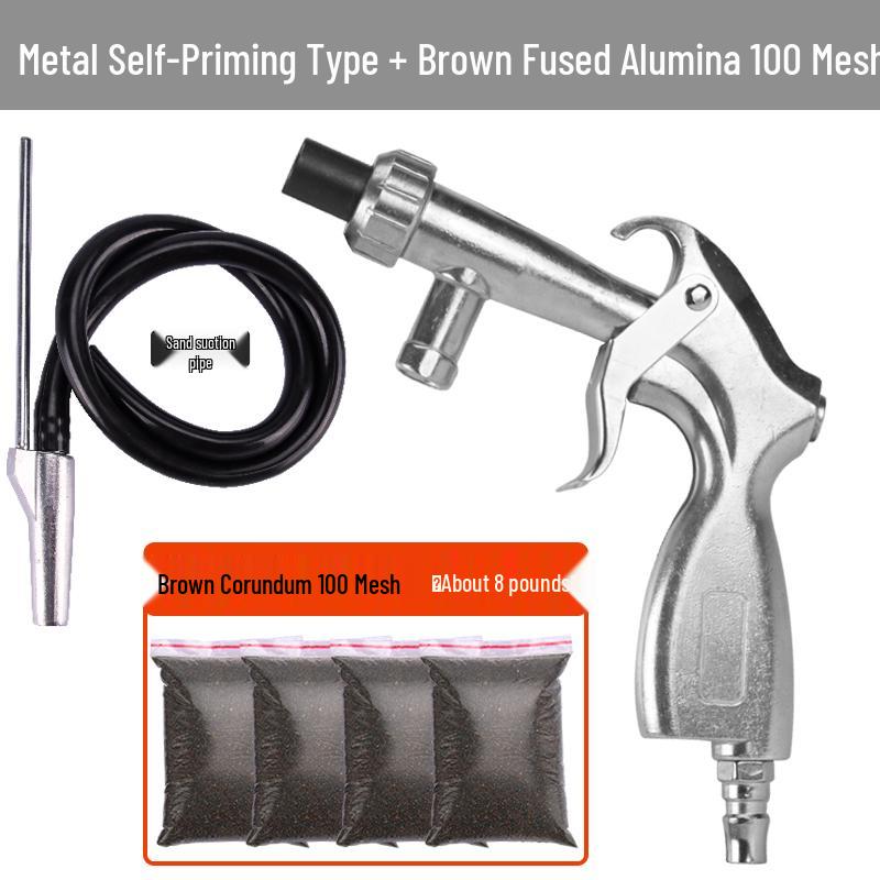 Tianfeng Handheld Pneumatic Sandblasting Gun - Rust Remover & Metal Refurbisher