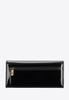 Wittchen Woman Large Foldable Wallet Made Of Patent Leather, Black Patent Leather