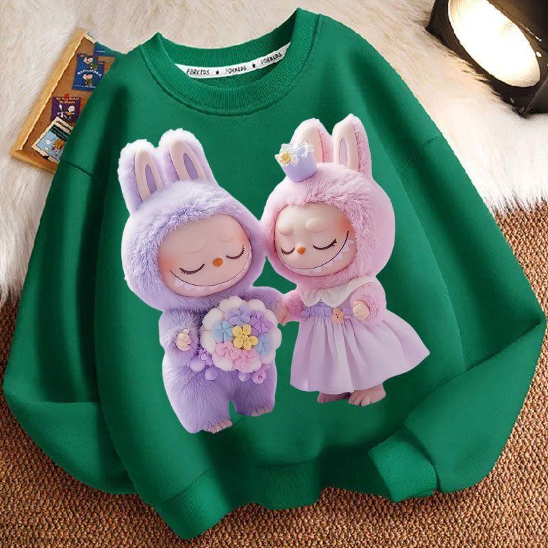 Children's Casual Hoodies, Fashionable Long-sleeved Loose Hoodies for Boys and Girls In Spring and Autumn