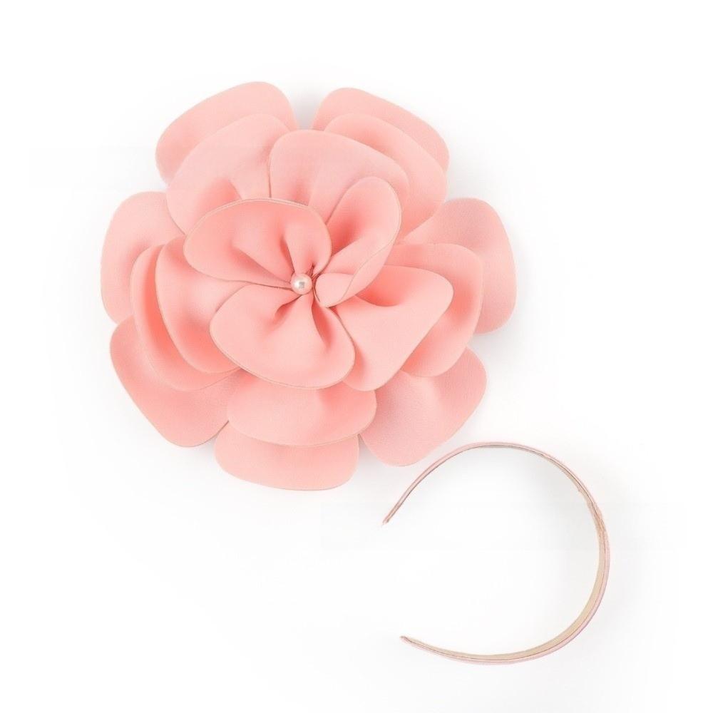 Fashion Headpiece 3D Flower Fascinators Hat Large Flower Formal Tea Party Hats Rose Fascinators Tea Parties