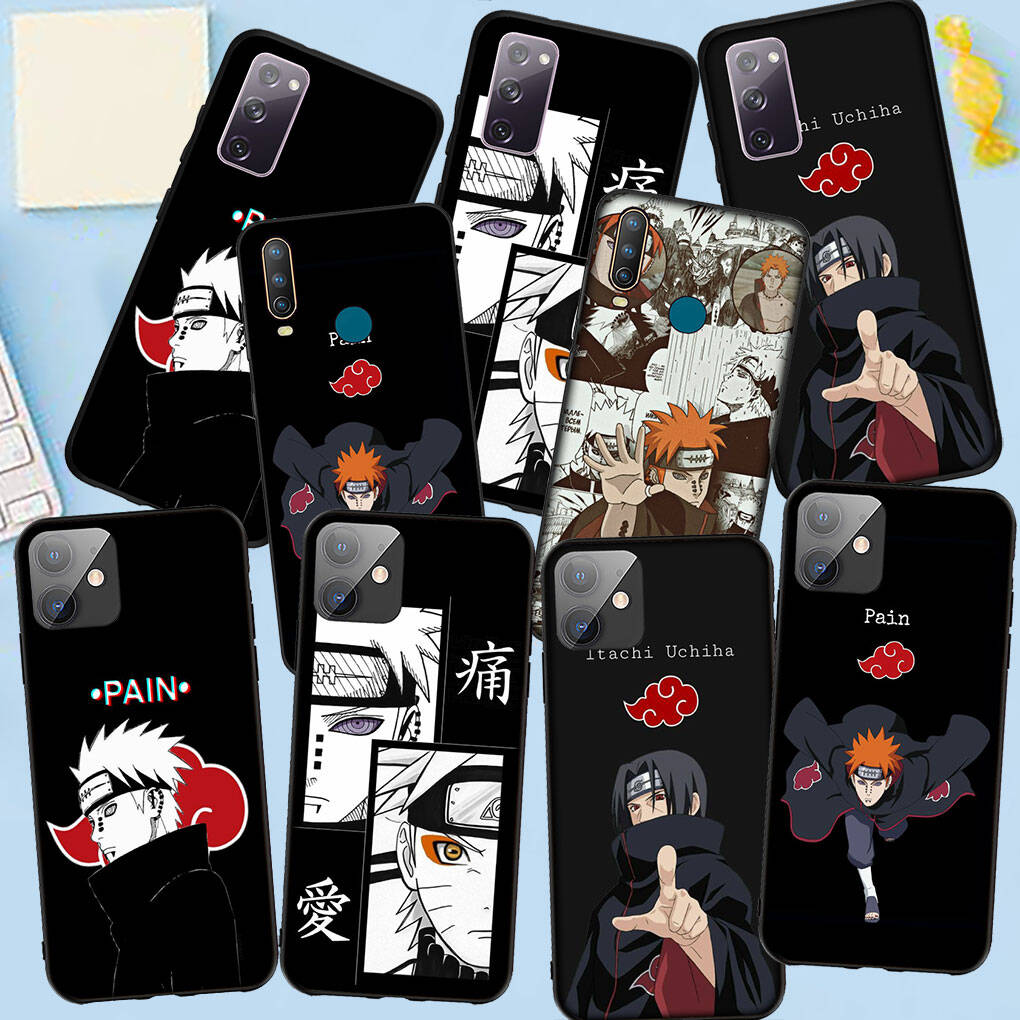 Hülle für iPhone 17 16 15 Plus Xiaomi Poco F8 F7 X7 X6 M8 C85 C75 C71 Redmi Note 14 12 11 13 Pro Max A4 14C 13C 15C Pain Akatsuki Naruto Itachi Uchiha