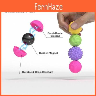 Sensory Silicone Magnetic Fidget Balls For Stress Relief And Focus