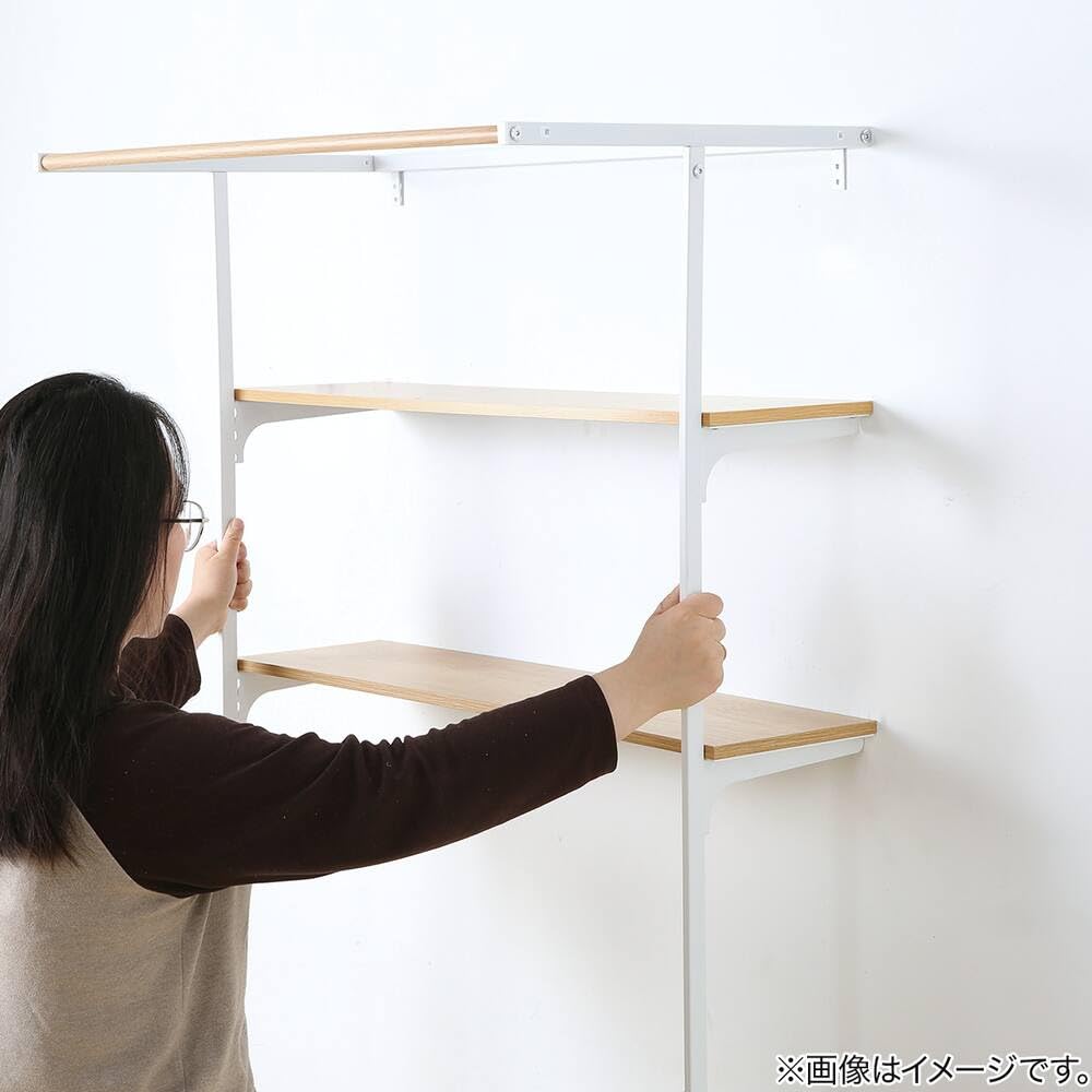 Nitori Leaning Washing Machine Rack HW06 White 2112200004257 (NITORI)