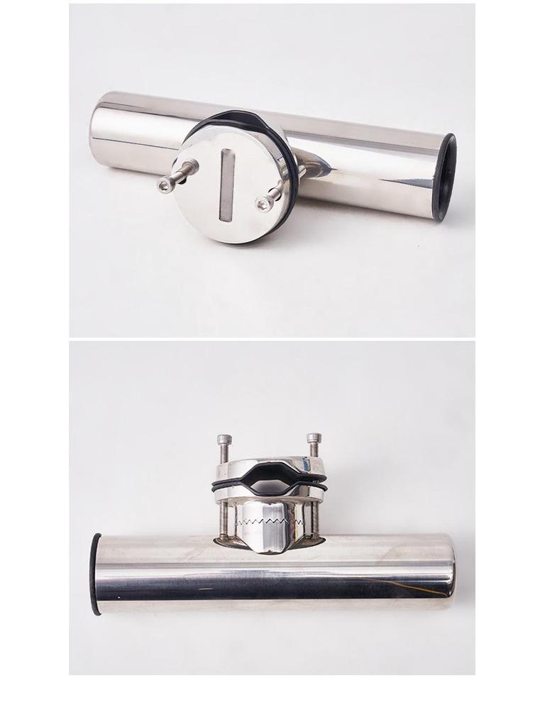 Stainless Steel Fishing Rod Holder for Boats - Professional Yacht & Speedboat Tackle Tool.