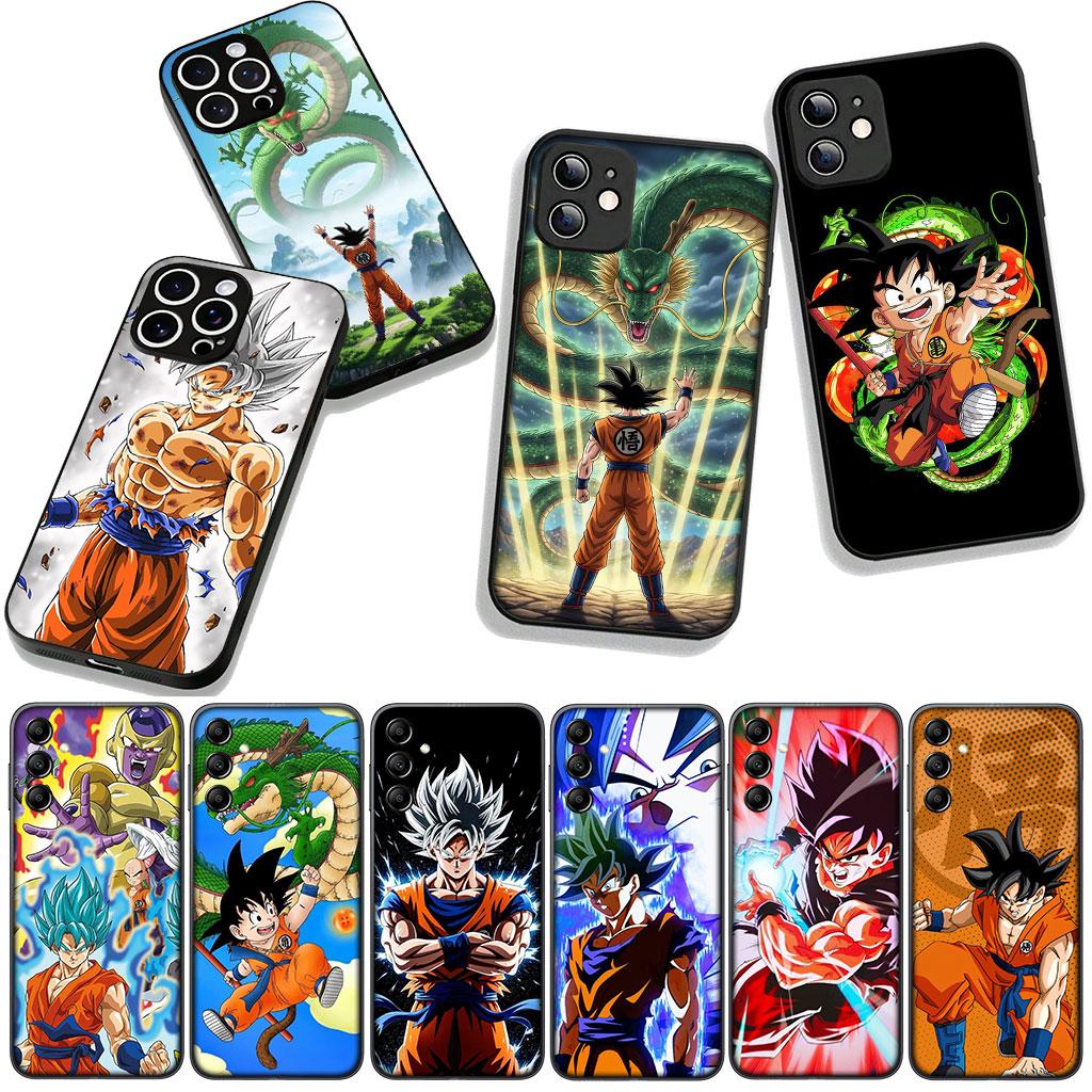 for Samsung Galaxy A25 A37 A57 A12 A14 A31 A41 A50 A51 A70 A71 A72 A21S A04 M15 Note 20 9 8 10 Case Dragons Gokus Balls Super
