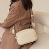 Trendy Women's Bags New Solid Color PU Messenger Bags Women's Small Bags Women's Shoulder Bags Small Square Bags