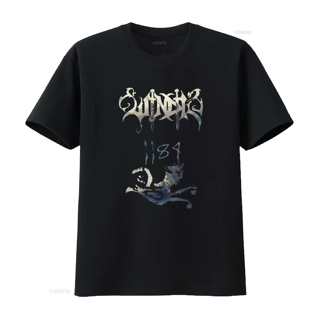 Windir 1184 Print T-Shirt für Herren Rockband vintage gewaschen Unisex lässig dehnbar homme leicht