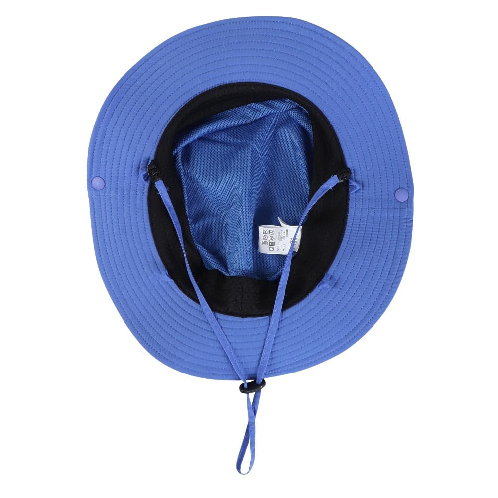 The North Face Sun Shield UV Removable Chin Solar KS Kids' Hat, Water-Repellent, Protection, Strap, Blue,