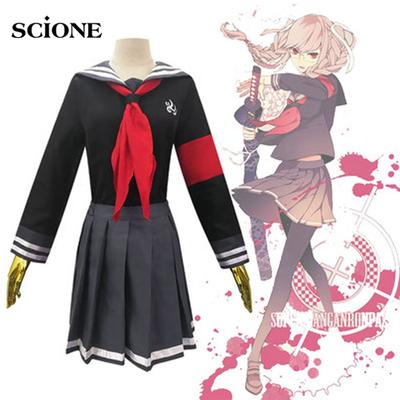 Danganronpa V3 Κοστούμια Cosplay Πέκο Πεκογιάμα Στολή Μπουφάν / Φούστα / Γραβάτα Κοστούμι Γυναίκες Σετ Cosplay Anime