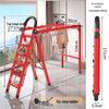 JINGRUIXIANG Multi-functional Folding Step Ladder