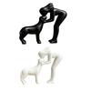 Escultura de Mujer y Perro Impresa en 3D para Mesa Figura de Mujeres Besando a un Perro para Decoración de Estante de Escritorio de Oficina en Casa