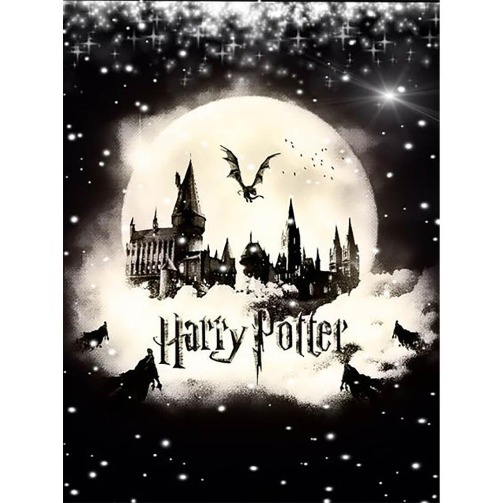 5D DIY Harry Potter Set Crafts Cross Art Stitch Mosaic Diamond Painting Magic School Decor Pixel Room Home Garden Large