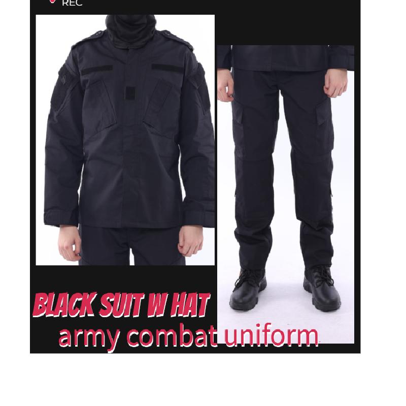 

Solid Ribstop Army Combat Uniform For Adult Unisex XS