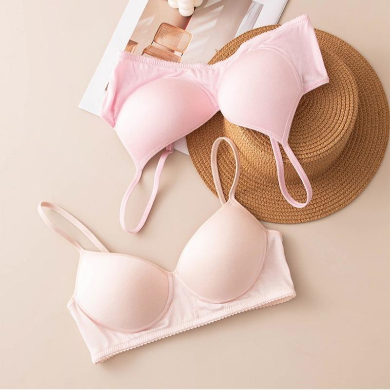 Seamless Silk Bra Women Wireless Bra Summer Thin Mulberry Silk Bra Push‑Up Bralette for Small Bust