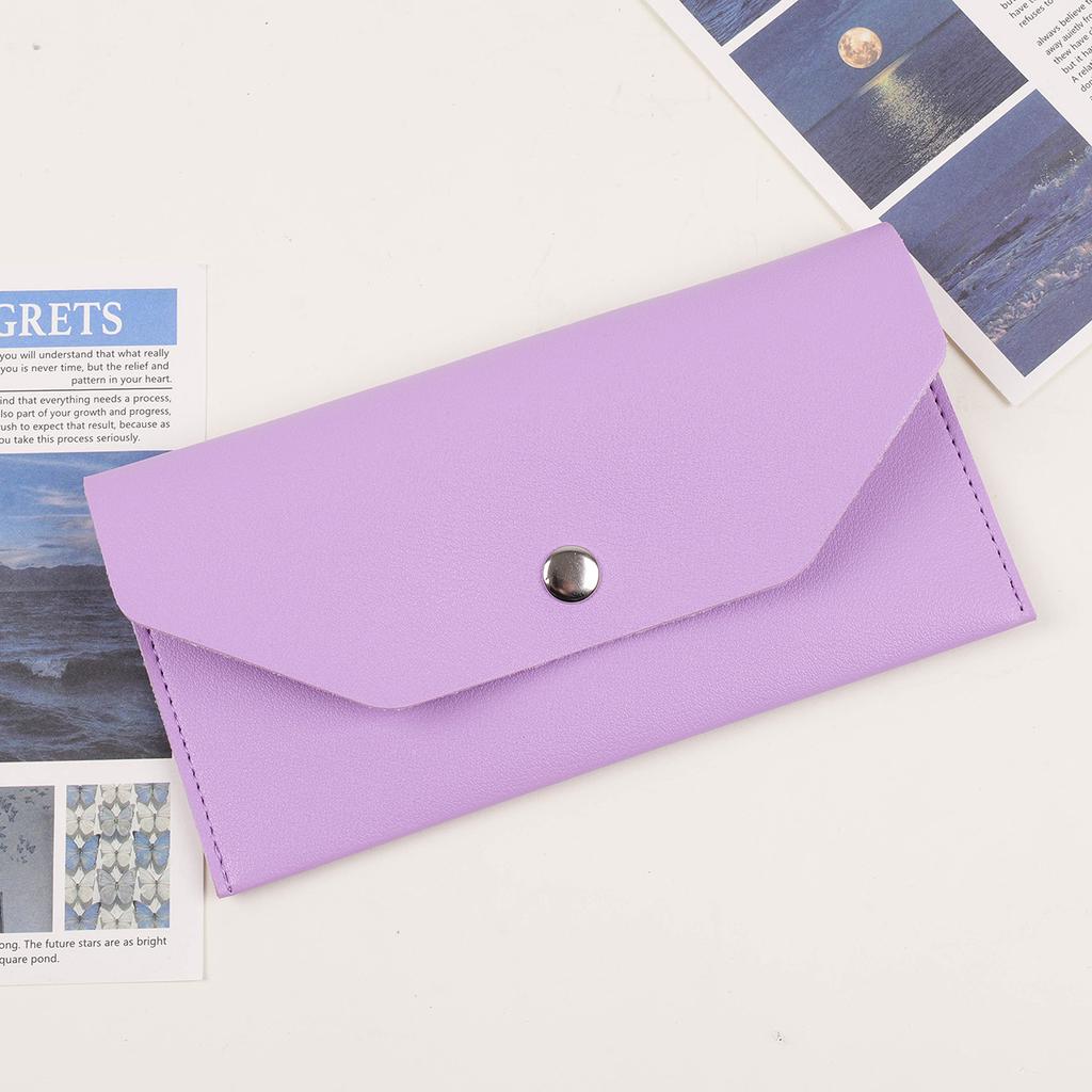 Umschlag-Geldbörse PU-Leder Bargeld-Umschlag-Geldbörse Klassische Mode Damen-Geldbörse Visitenkartenhalter Geschenk Luxuriöser Geldklammer