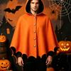 Men's Halloween Devil Cape Black and Red Gothic Adult Party Costume