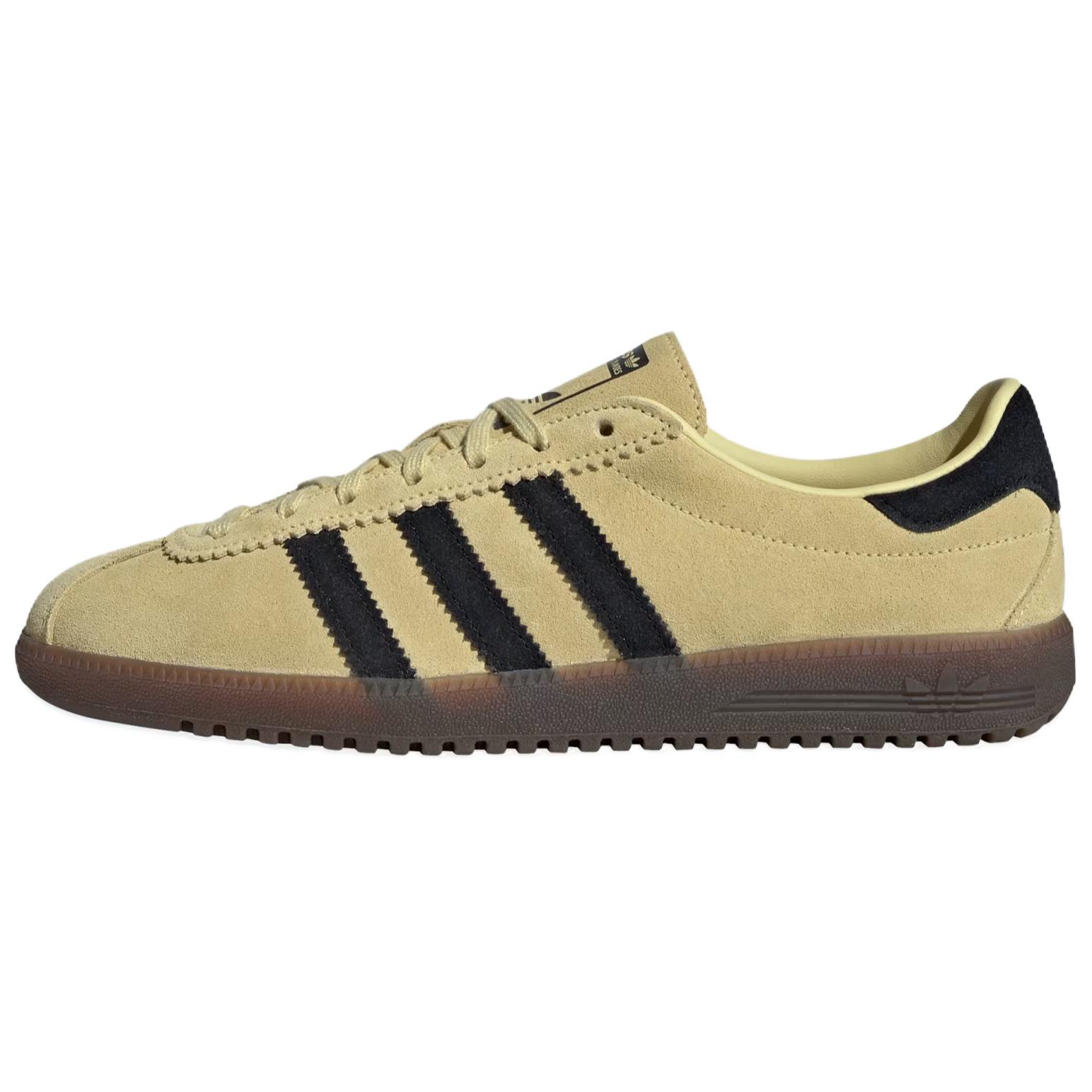 adidas Originals BRMD (Bermuda)  Powder Yellow Black  Women s Retro Casual Suede Sneakers JI2659 44