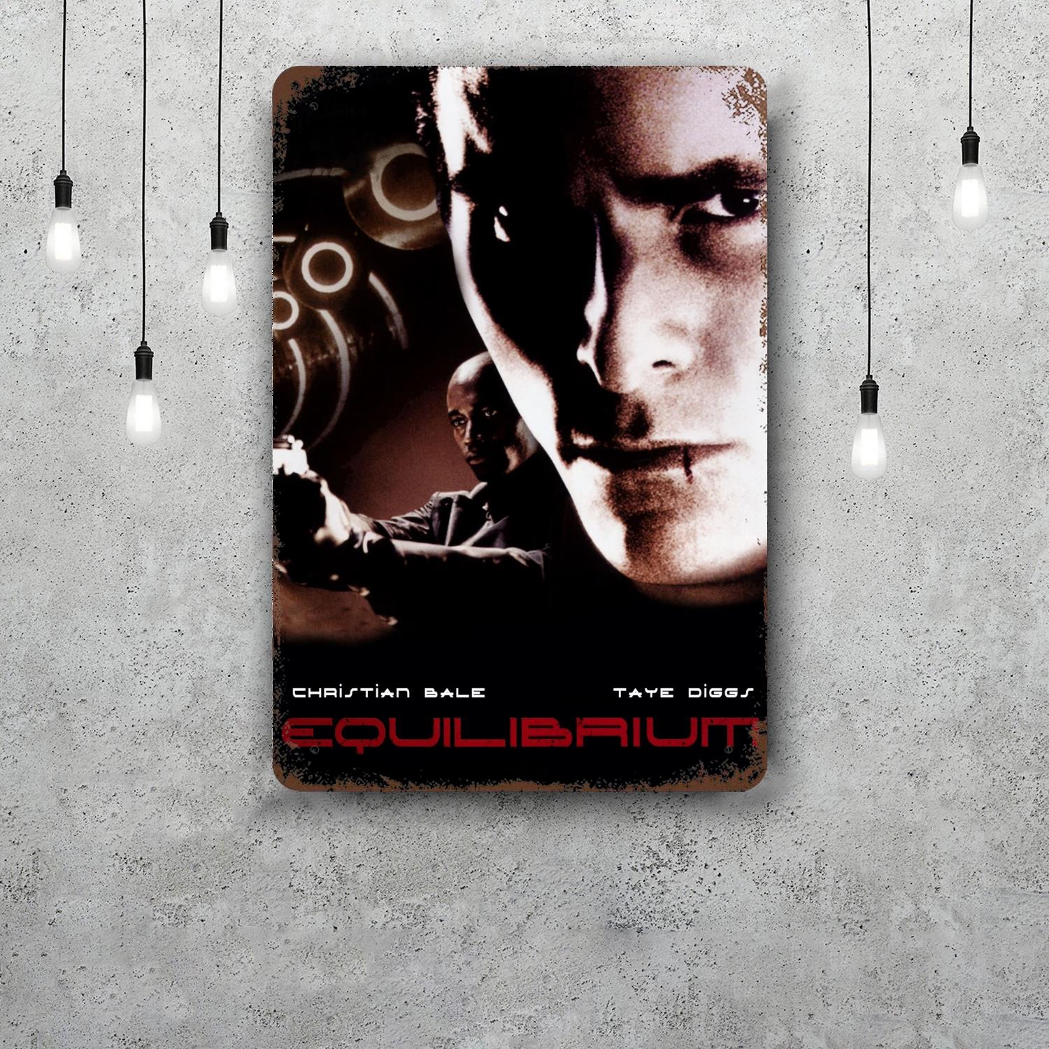 

Equilibrium Retro Vintage Tin Sign Poster Decorative Plaque Metal Plate Wall Decor 20x30cm（7.8x11.8inch）