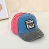 Cappello da Sole Estivo da Esterno in Denim Lavato per Bambini Ragazzi Ragazze Ricamo Dinosauro Cartone Animato Cappellino da Baseball per Bebè Cappellini Snapback Vintage