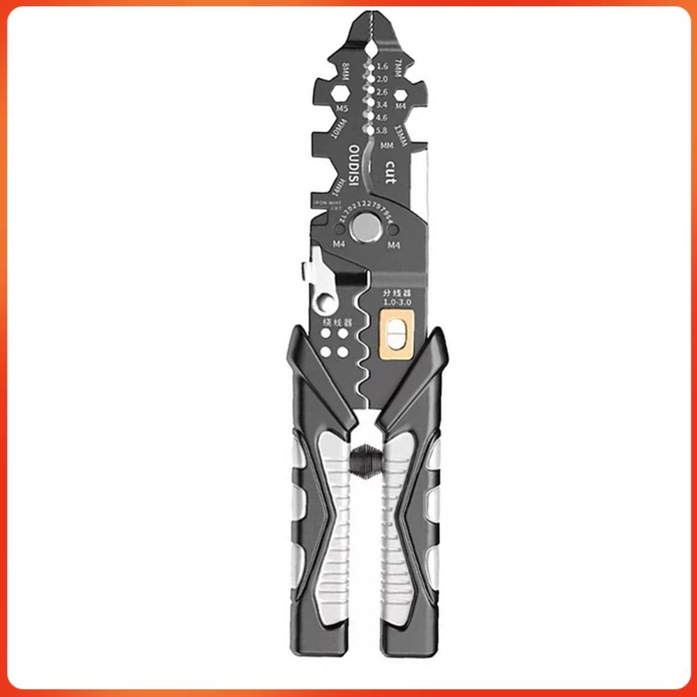 25 In 1 Multi-functional Wire Stripping Pliers Electrician Pliers Long Nose Pliers Wire Stripper Cable Cutter Terminal Crimping