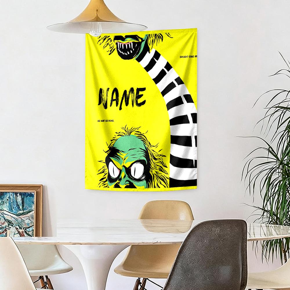 Like Warner Bros Movies Custom Your Name Wall Decor Tapestry Art For Pet Memorial Birthdaywedding Party Backdrop Family Gift